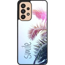 Hülle Samsung Galaxy A33 5G - Silikon schwarz Smile 05