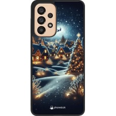 Coque Samsung Galaxy A33 5G - Silicone rigide noir Noël 2023 Christmas is Coming