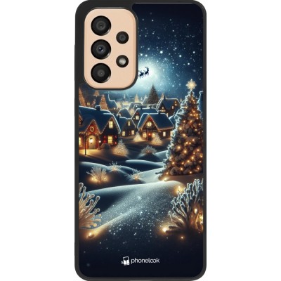 Coque Samsung Galaxy A33 5G - Silicone rigide noir Noël 2023 Christmas is Coming