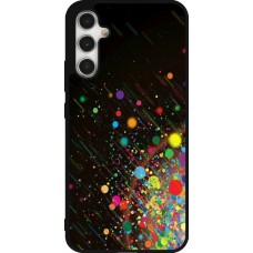 Samsung Galaxy A34 5G Case Hülle - Silikon schwarz Abstract Bubble Lines