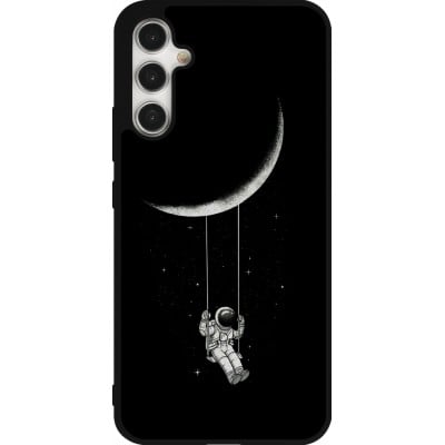 Coque Samsung Galaxy A34 5G - Silicone rigide noir Astro balançoire