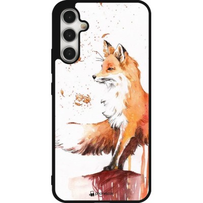 Coque Samsung Galaxy A34 5G - Silicone rigide noir Autumn 21 Fox