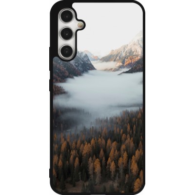 Coque Samsung Galaxy A34 5G - Silicone rigide noir Autumn 22 forest lanscape