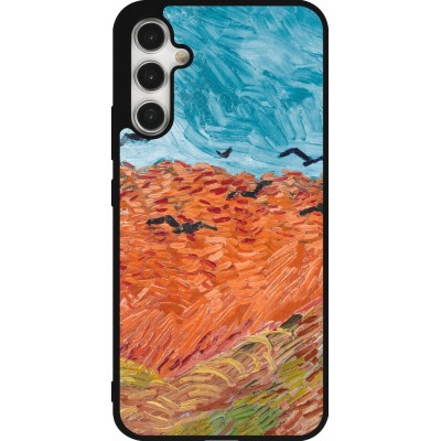 Coque Samsung Galaxy A34 5G - Silicone rigide noir Autumn 22 Van Gogh style