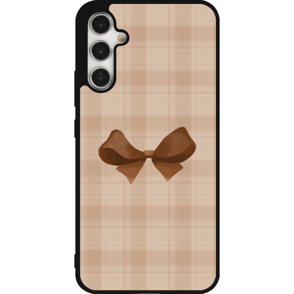 Samsung Galaxy A34 5G Case Hülle - Silikon schwarz Autumn 2024 bow