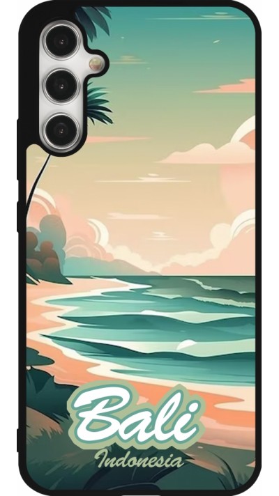 Coque Samsung Galaxy A34 5G - Silicone rigide noir Bali Landscape