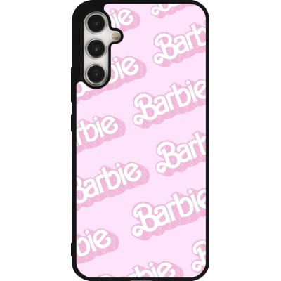 Coque Samsung Galaxy A34 5G - Silicone rigide noir Barbie light pink pattern