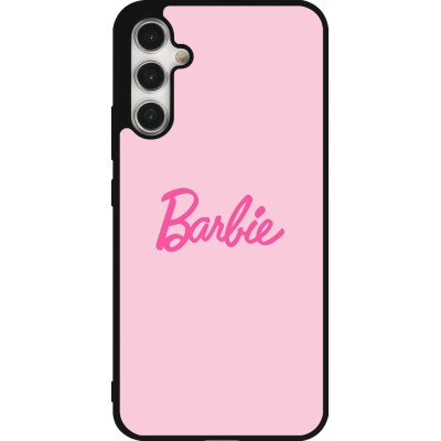 Coque Samsung Galaxy A34 5G - Silicone rigide noir Barbie Text