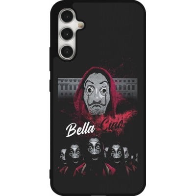 Coque Samsung Galaxy A34 5G - Silicone rigide noir Bella Ciao