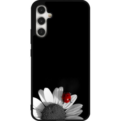 Coque Samsung Galaxy A34 5G - Silicone rigide noir Black and white Cox