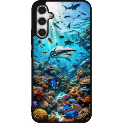 Coque Samsung Galaxy A34 5G - Silicone rigide noir Bora Bora Mer et Merveilles