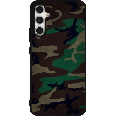 Coque Samsung Galaxy A34 5G - Silicone rigide noir Camouflage 3