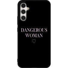 Coque Samsung Galaxy A34 5G - Silicone rigide noir Dangerous woman