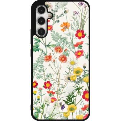 Coque Samsung Galaxy A34 5G - Silicone rigide noir Flora Botanical Wildlife