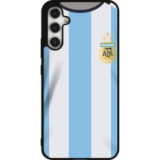 Samsung Galaxy A34 5G Case Hülle - Silikon schwarz Argentinien 2022 personalisierbares Fussballtrikot