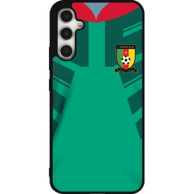 Coque Samsung Galaxy A34 5G - Silicone rigide noir Maillot de football Cameroun 2022 personnalisable