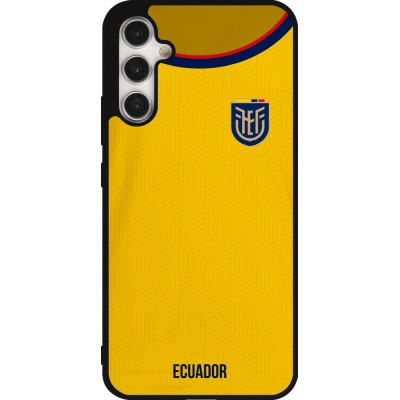 Coque Samsung Galaxy A34 5G - Silicone rigide noir Maillot de football Equateur 2022