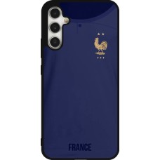 Coque Samsung Galaxy A34 5G - Silicone rigide noir Maillot de football France 2022 personnalisable