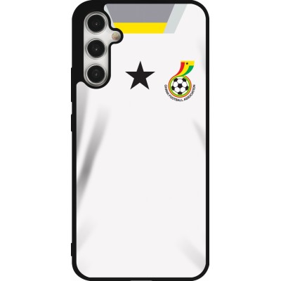 Coque Samsung Galaxy A34 5G - Silicone rigide noir Maillot de football Ghana 2022 personnalisable