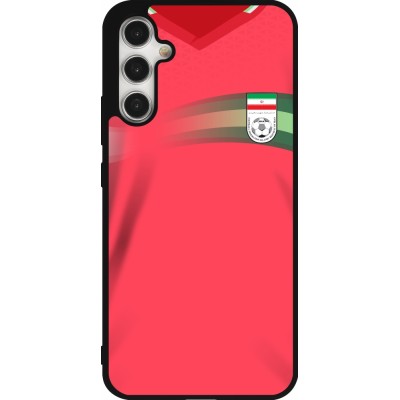 Coque Samsung Galaxy A34 5G - Silicone rigide noir Maillot de football Iran 2022 personnalisable