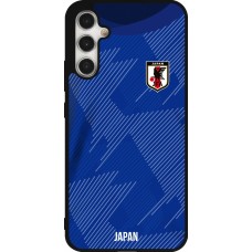 Coque Samsung Galaxy A34 5G - Silicone rigide noir Maillot de football Japon 2022 personnalisable