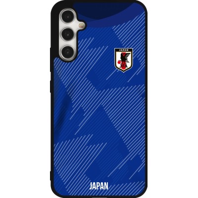 Coque Samsung Galaxy A34 5G - Silicone rigide noir Maillot de football Japon 2022 personnalisable