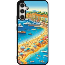 Coque Samsung Galaxy A34 5G - Silicone rigide noir French Riviera People