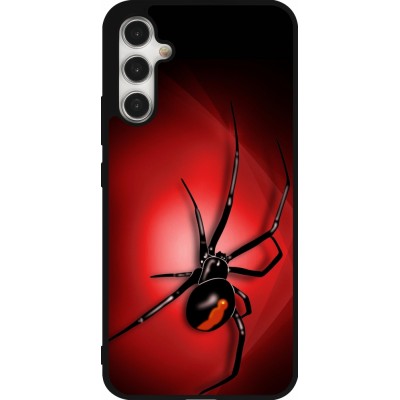 Coque Samsung Galaxy A34 5G - Silicone rigide noir Halloween 2023 spider black widow