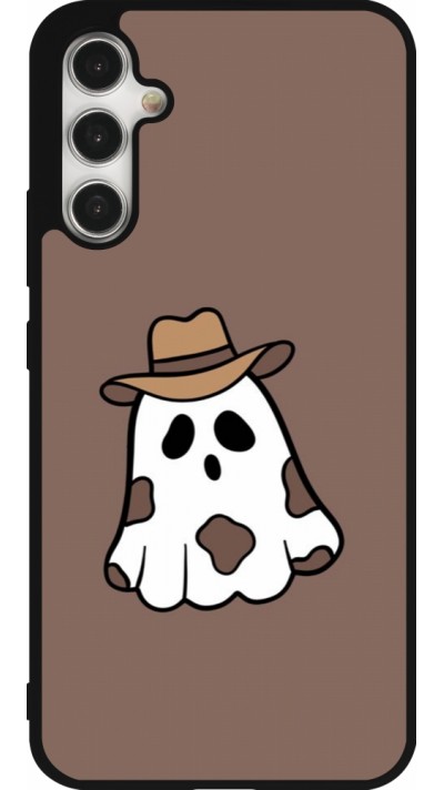 Coque Samsung Galaxy A34 5G - Silicone rigide noir Halloween 2024 cowboy ghost