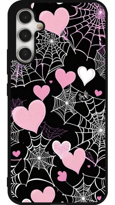 Coque Samsung Galaxy A34 5G - Silicone rigide noir Halloween 2024 girly