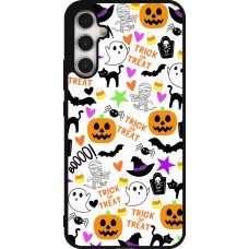 Coque Samsung Galaxy A34 5G - Silicone rigide noir Halloween 2024 trick or treat