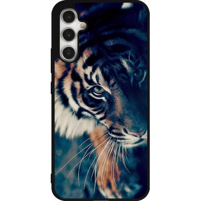 Coque Samsung Galaxy A34 5G - Silicone rigide noir Incredible Lion