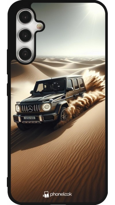 Coque Samsung Galaxy A34 5G - Silicone rigide noir Mercedes G Drift Desert