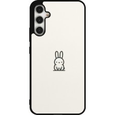 Samsung Galaxy A34 5G Case Hülle - Silikon schwarz Minimal Häschen Süße