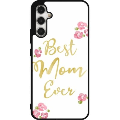 Coque Samsung Galaxy A34 5G - Silicone rigide noir Mom 2024 best Mom ever