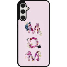 Coque Samsung Galaxy A34 5G - Silicone rigide noir Mom 2024 girly mom