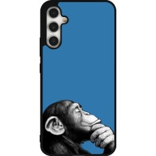 Coque Samsung Galaxy A34 5G - Silicone rigide noir Monkey Pop Art