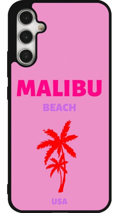 Coque Samsung Galaxy A34 5G - Silicone rigide noir Pop Summer Destination Malibu