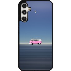 Coque Samsung Galaxy A34 5G - Silicone rigide noir Spring 23 pink bus