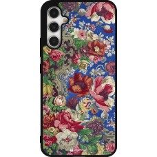 Coque Samsung Galaxy A34 5G - Silicone rigide noir Vintage Art Flowers