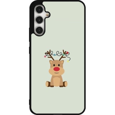 Coque Samsung Galaxy A34 5G - Silicone rigide noir Christmas 22 baby reindeer