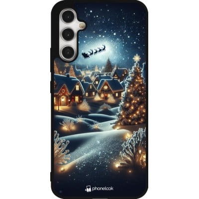 Coque Samsung Galaxy A34 5G - Silicone rigide noir Noël 2023 Christmas is Coming