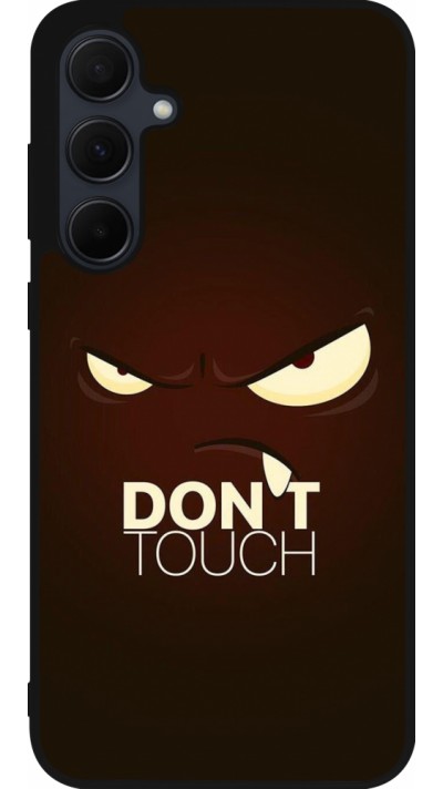 Coque Samsung Galaxy A35 5G - Silicone rigide noir Angry Dont Touch