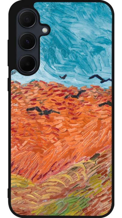 Coque Samsung Galaxy A35 5G - Silicone rigide noir Autumn 22 Van Gogh style