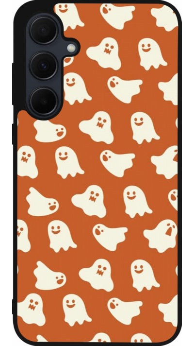 Coque Samsung Galaxy A35 5G - Silicone rigide noir Autumn 2024 mini ghosts