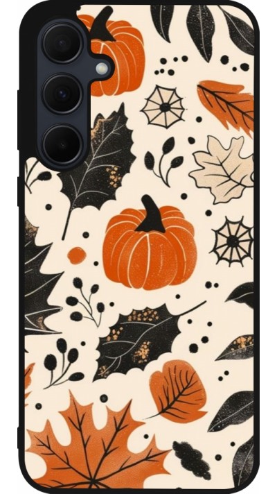 Coque Samsung Galaxy A35 5G - Silicone rigide noir Autumn 2024 nature