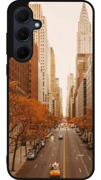 Coque Samsung Galaxy A35 5G - Silicone rigide noir Autumn 2024 New York city