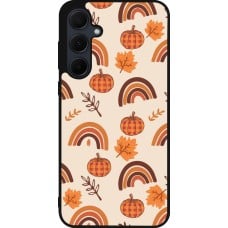 Samsung Galaxy A35 5G Case Hülle - Silikon schwarz Autumn 2024 rainbow