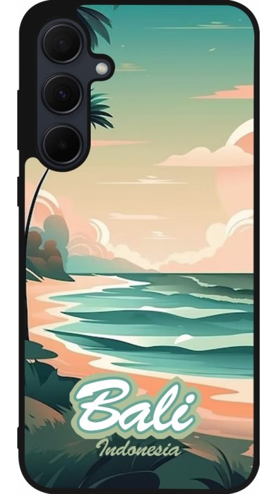 Coque Samsung Galaxy A35 5G - Silicone rigide noir Bali Landscape