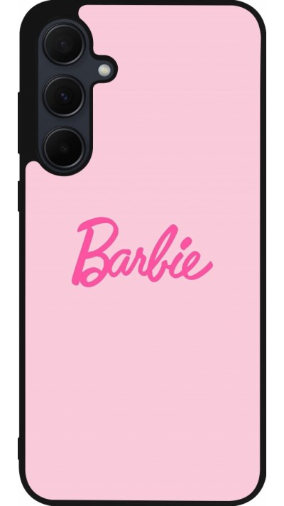 Coque Samsung Galaxy A35 5G - Silicone rigide noir Barbie Text